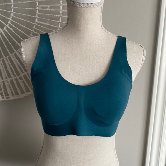 knix Intimates & Sleepwear Knix Luxelift Pullover Bra Green Blue